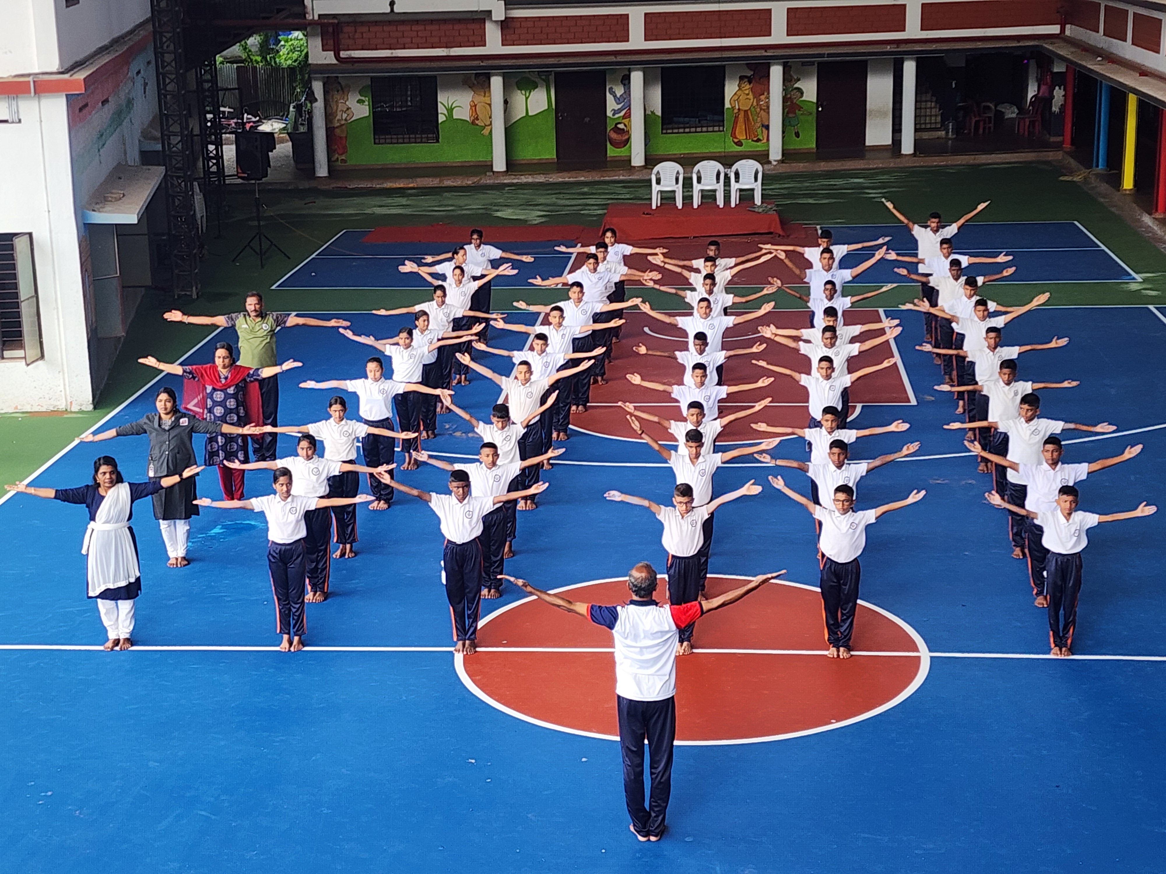 International Yoga Day — Vidyadhiraja Vidyapeetom Sainik School